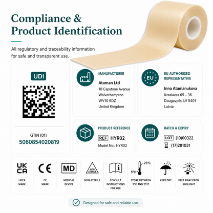 Hydrocolloid Dressing Roll 5cm x 2m