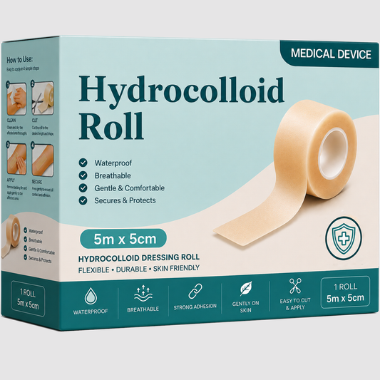 Hydrocolloid Dressing Roll 5cm x 5m